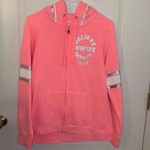 Breast Cancer Awareness Zipped Hoodie